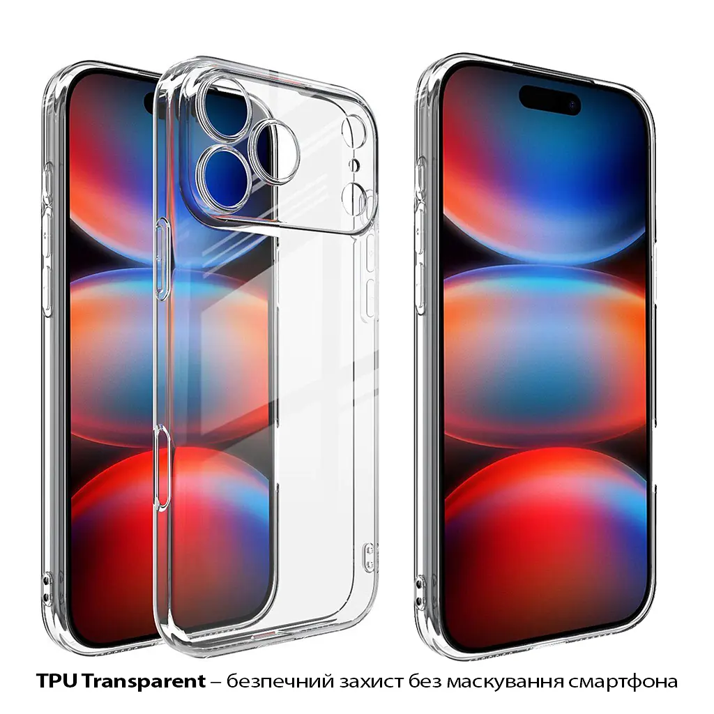 Чохол до мобільного телефона BeCover Apple iPhone 17 Pro Max Transparent (713763) - фото 2