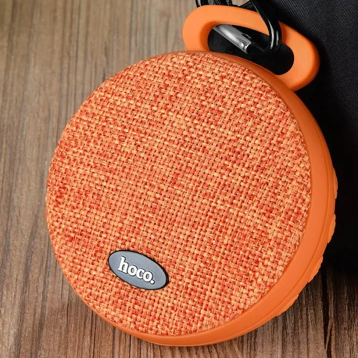 Колонка бездротової Bluetooth HOCO BS7 Mobu Sport Оранжева - фото 3