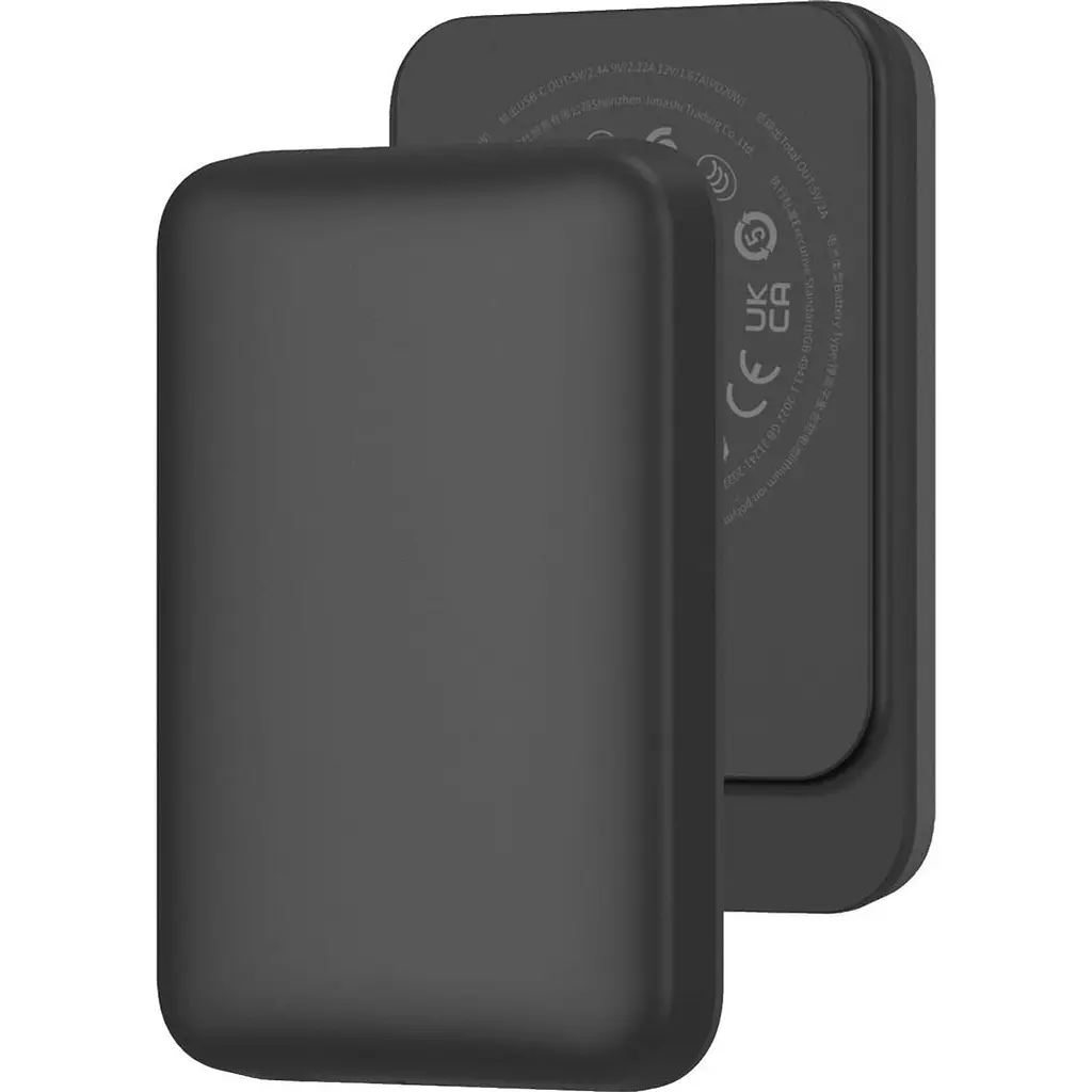 Зовнішній акумулятор WiWU Magnetic Wi-P037 5000mAh Black [161224] - фото 2