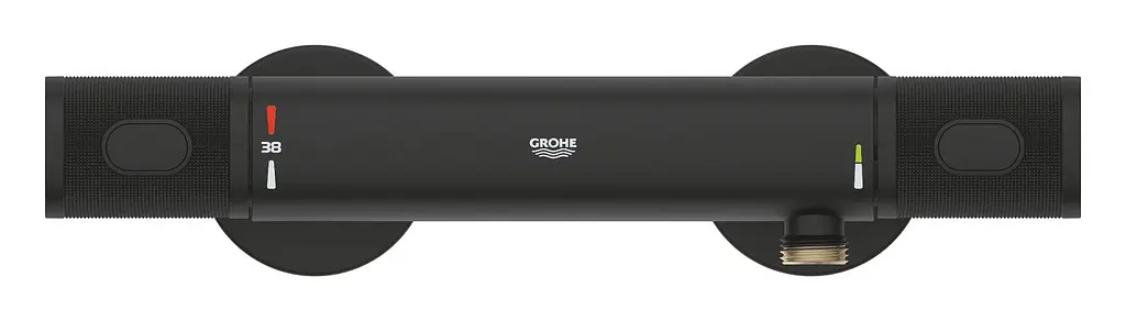 Термостат для душа Grohe Grohtherm 1000 Performance 34827KF0 Черный матовый - фото 2