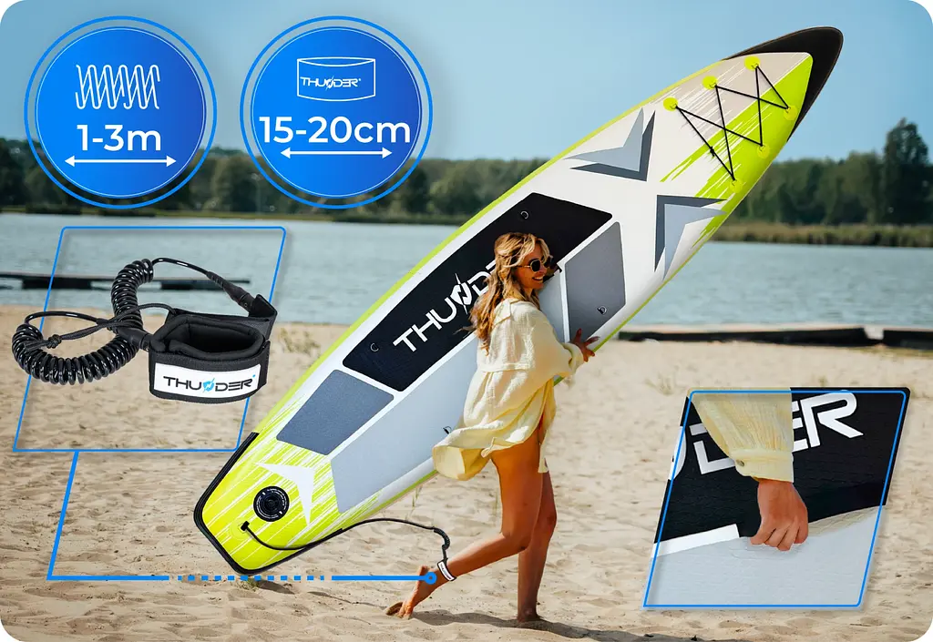 Надувна дошка SUP THUNDER VELA 320 см з веслом - фото 10