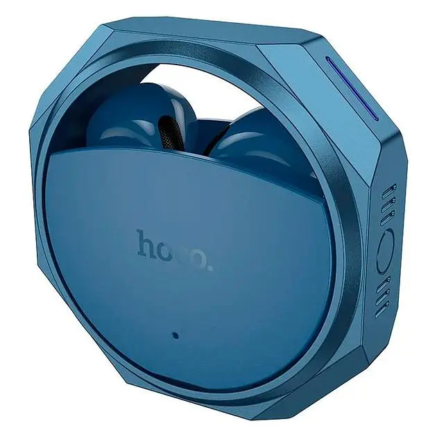 Беспроводные наушники Hoco EW70 Glory true wireless BT headset, BT5.5, 35mAh, 300mAh, 6h, navy-blue - фото 2