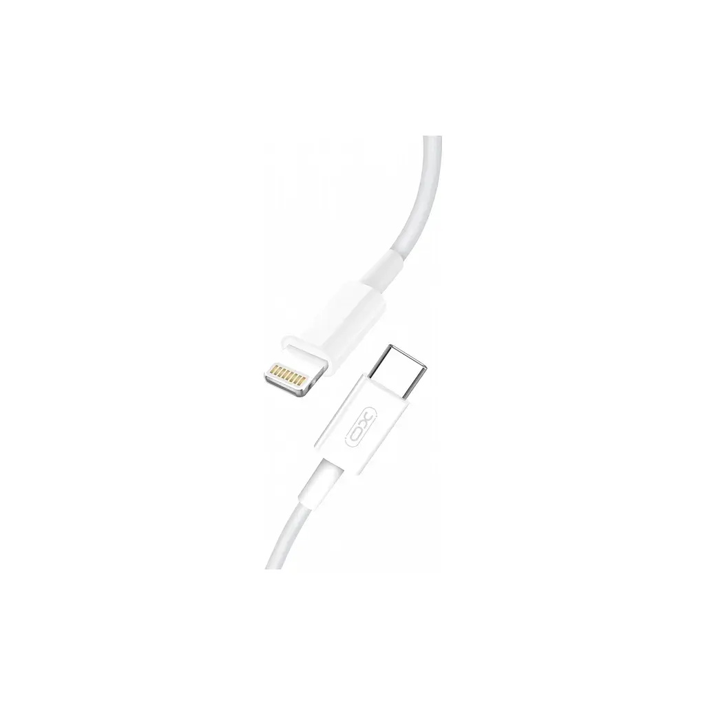 Дата кабель USB-С to Lightning 1.0m PD18W NB113 white XO (6920680863846)