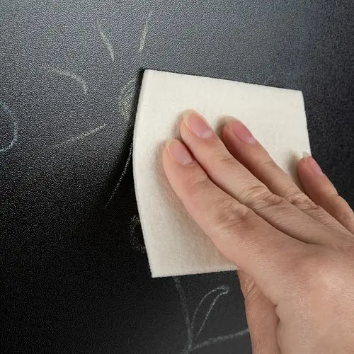 Магнітна дошка 4в1 для крейди, для розвитку та творчості дитини з набором цифр 40х40 см. 25571 - фото 7