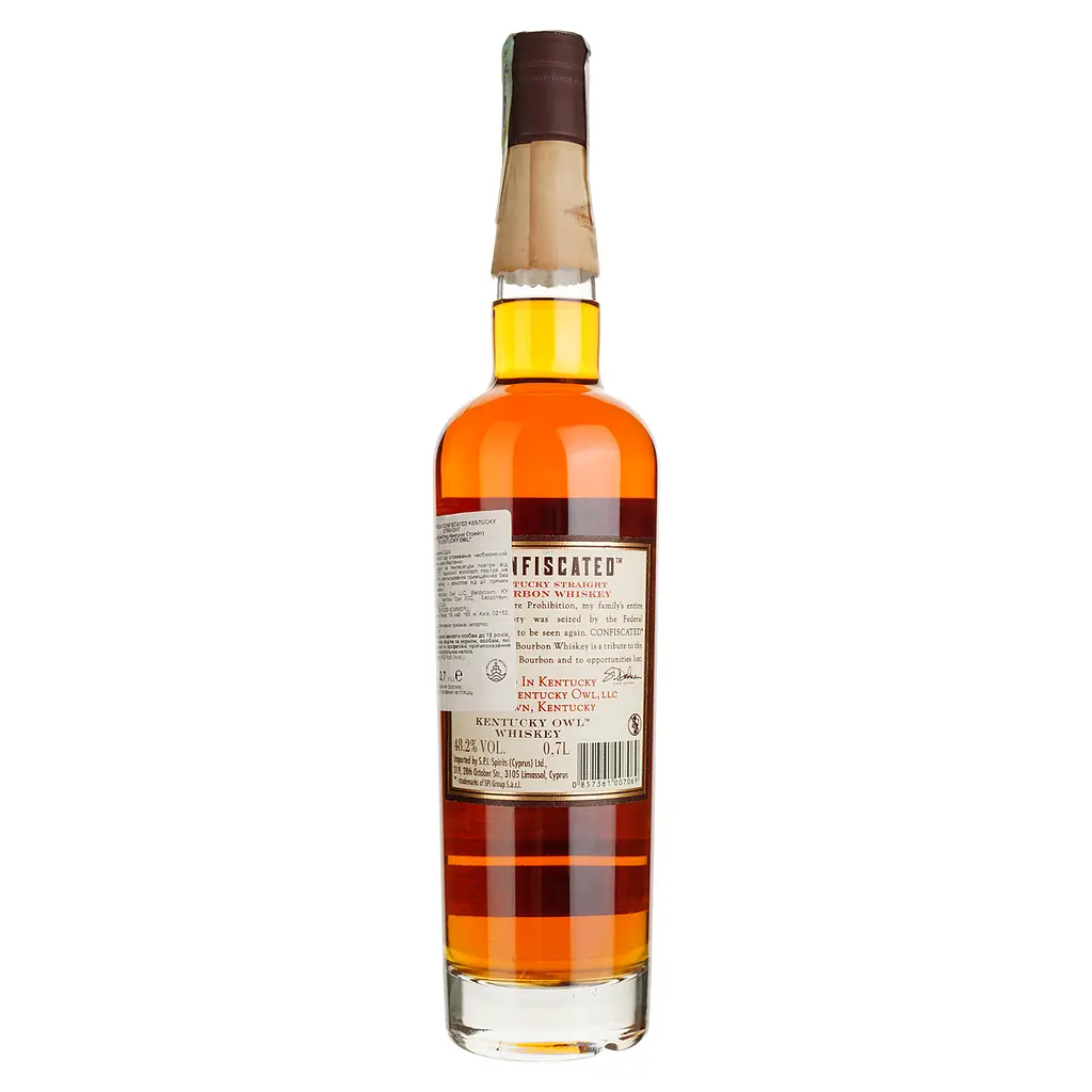 Віскі Kentucky Owl Confiscated Bourbon 48.2% 0.7 л - фото 2