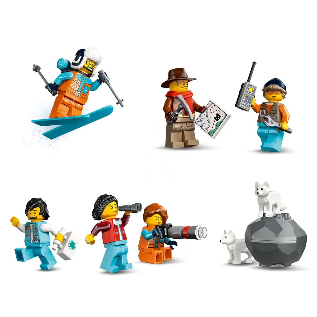 Конструктор LEGO City Арктический исследовательский экспресс 1517 деталей (60470) - фото 6