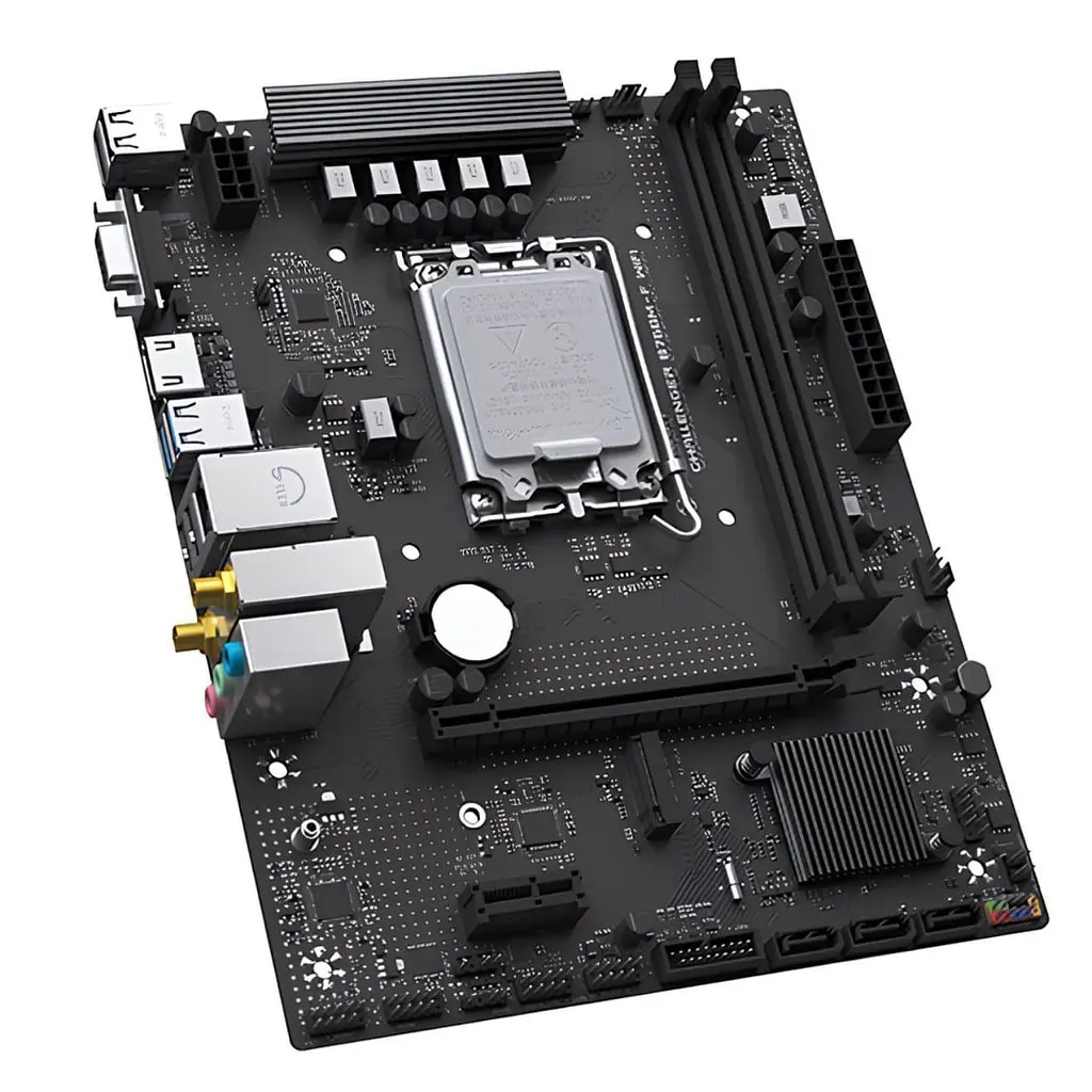 Материнська плата MAXSUN Challenger B760M-F WIFI (MS-Challenger B760M-F WIFI) (Socket 1700, Intel B760, Micro-ATX) - фото 2