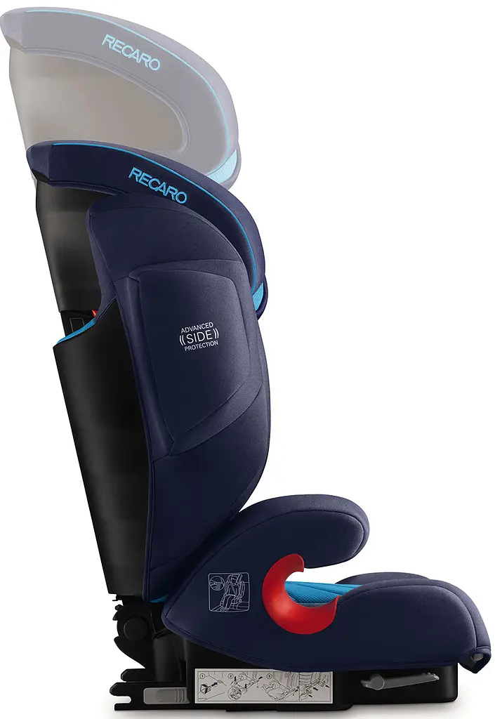 Автокресло Recaro Monza Nova 2 Seatfix Xenon Blue, голубой с темно-синим (6151.21504.66) - фото 4