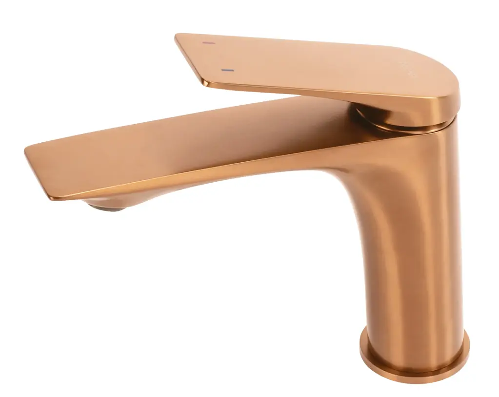 Змішувач для умивальника Rea Avalon низький brushed copper REA-B5064 - фото 2
