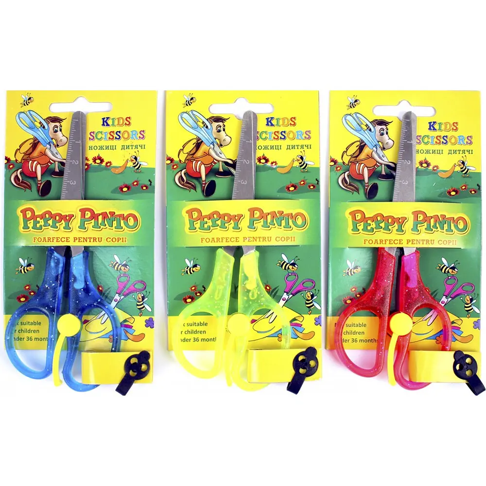 Ножиці дитячі Пегашка/Peppy Pinto 13см з пружиною (12) (360) 105/KS105B/KS115B/1155 - фото 2
