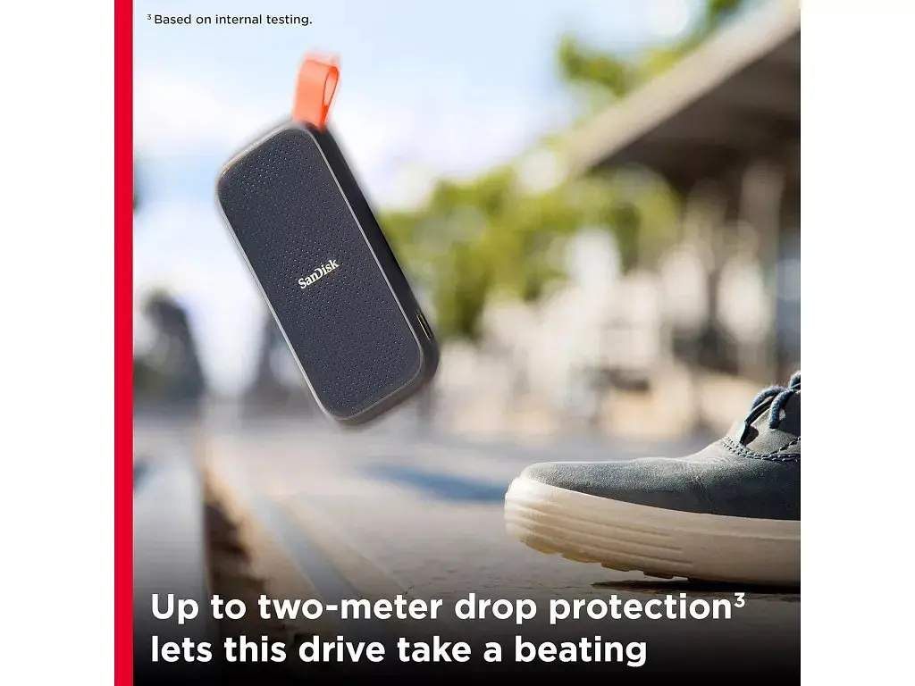 Швидкісний зовнішній диск SSD накопичувач SanDisk Portable SSD 1 TB (SDSSDE30-1T00-G26) - фото 6