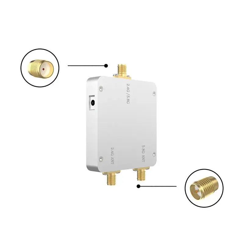 Двохдіапазонний підсилювач Wi-Fi сигналу з антеною EDUP EP-AB031 2.4/5.8 ГГц 4W 36dBm бустер розширювач вайфай FPV (18802) - фото 3