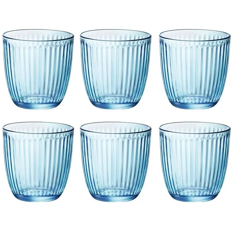 Набір склянок Bormioli Rocco Line acqua Lively blue 290 мл 6 шт. (580502VSU) - фото 2