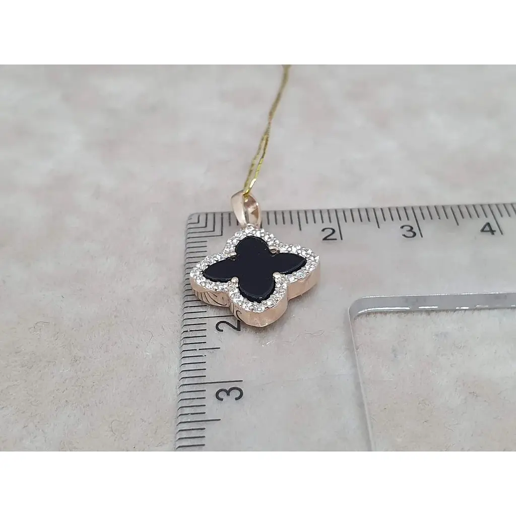 Золота підвіска Платон Конюшина з агатом. 1П180/67Б - фото 3