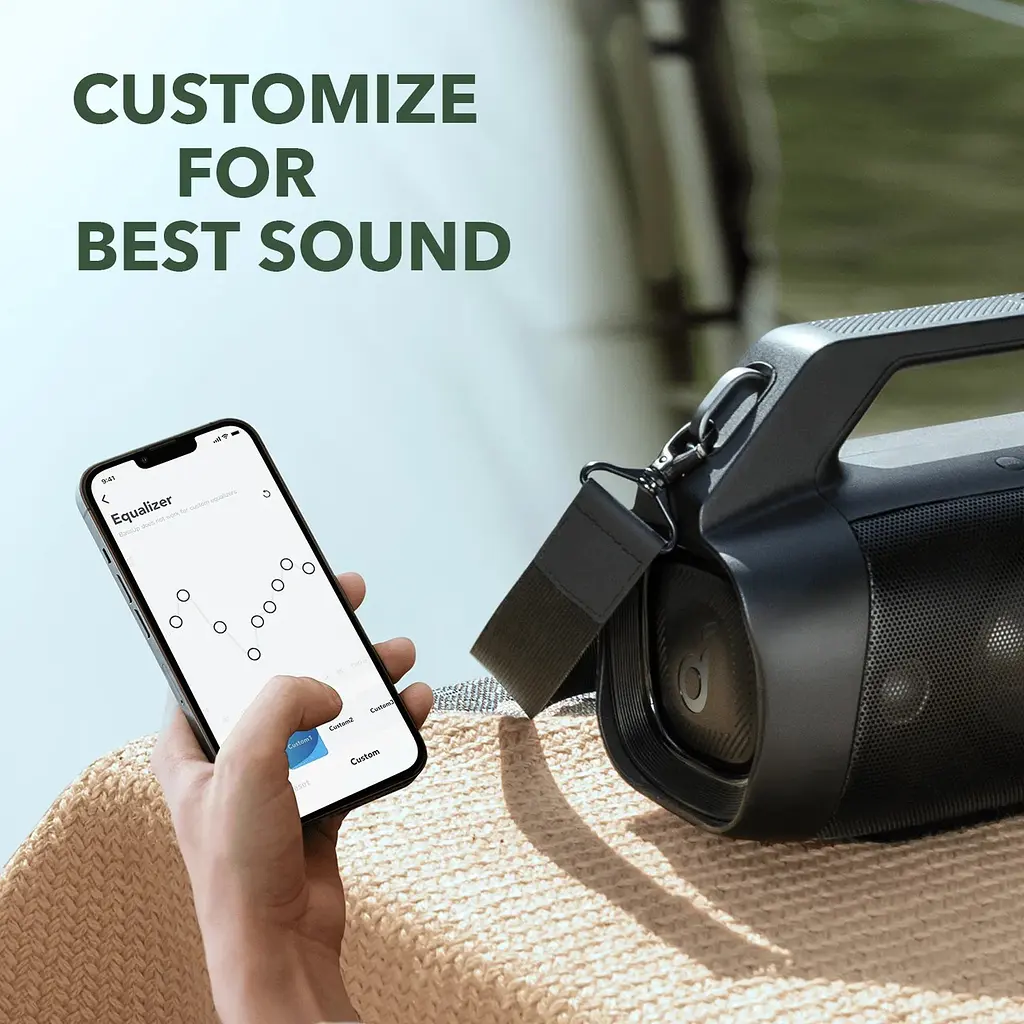 Портативна акустика Anker SoundCore Motion Boom Plus (A3129011) бездротова - фото 5