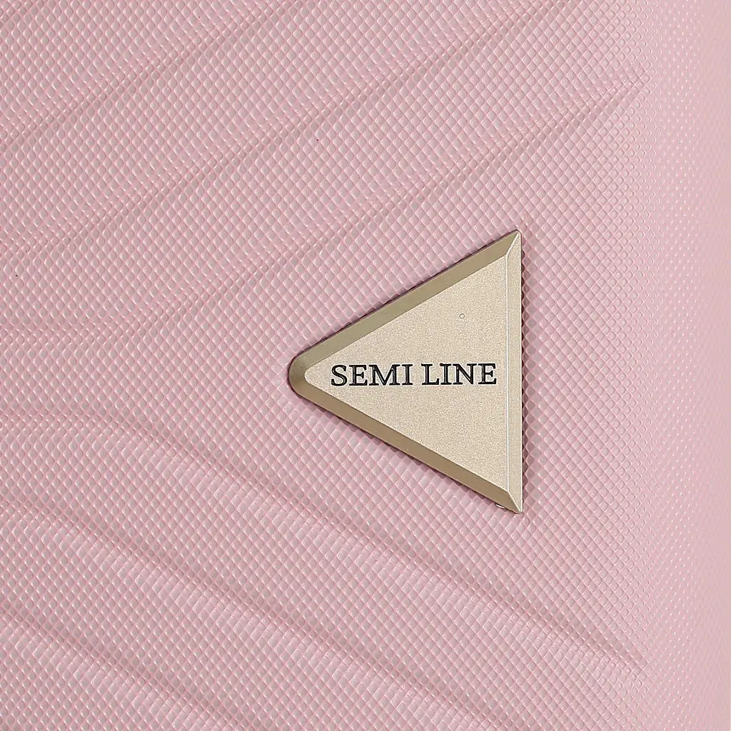 Валіза маленька під ручну поклажу Semi Line 20 дюймів (S) дюймів (S) ABS-Plastic Rose (T5694-1) - фото 9