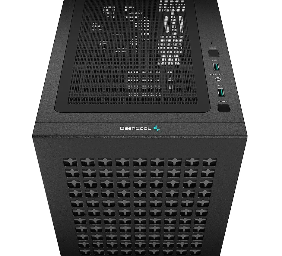 Корпус DeepCool CH370 Black (R-CH370-BKNAM1-G-1) без БЖ - фото 8