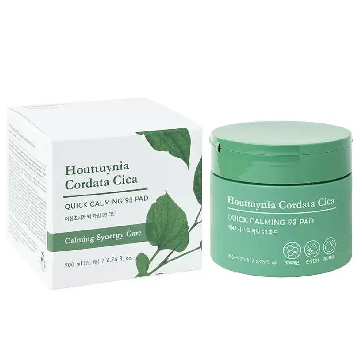 Пади заспокійливі Tony Moly Houttuynia Cordata Cica Quick Calming з екстрактами хаутюнії та центели, 70 шт. - фото 2