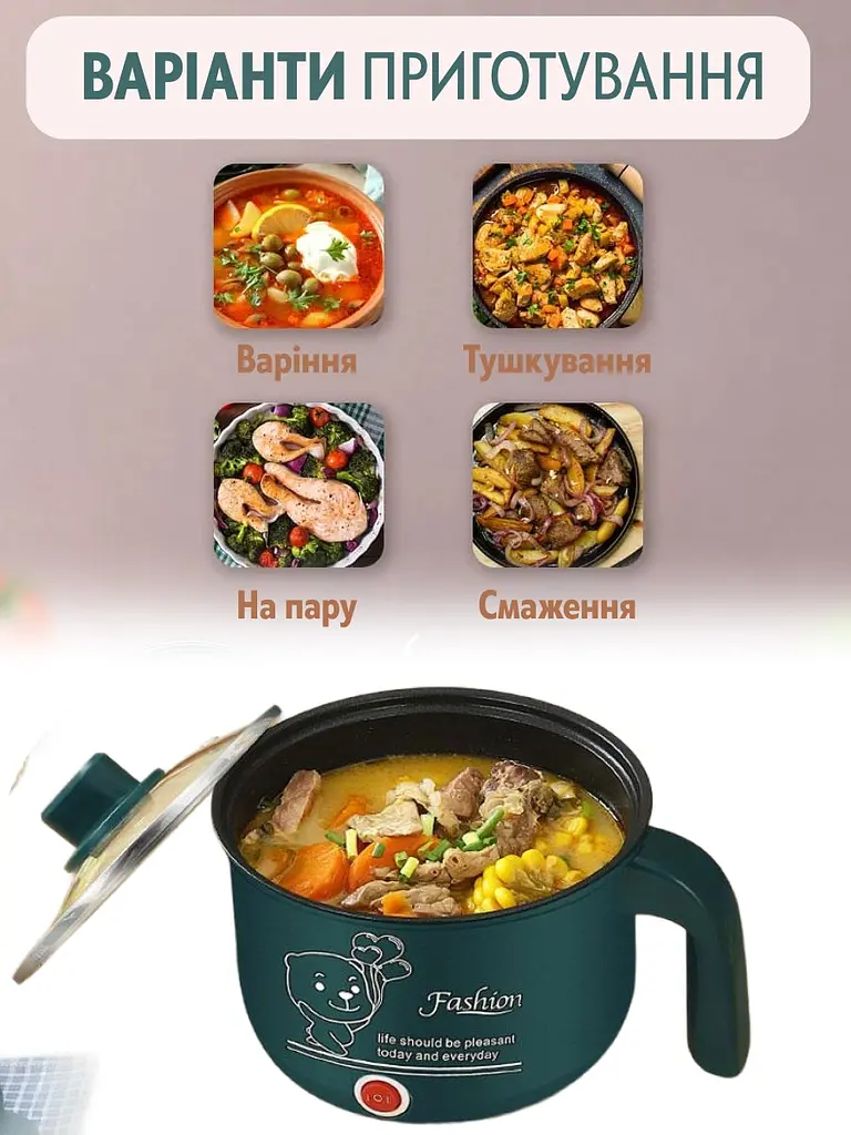 Електрична пароварка Rice Cooker - фото 3