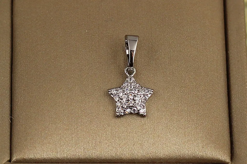 Кулон Xuping Jewelry Зірочка 9 мм сріблястий