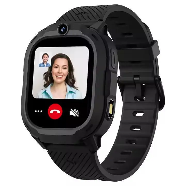 Дитячий смарт-годинник Lemfo T70 з 4G відеодзвінком прослуховуванням GPS-трекером і операційною системою Android Чорний - фото 4