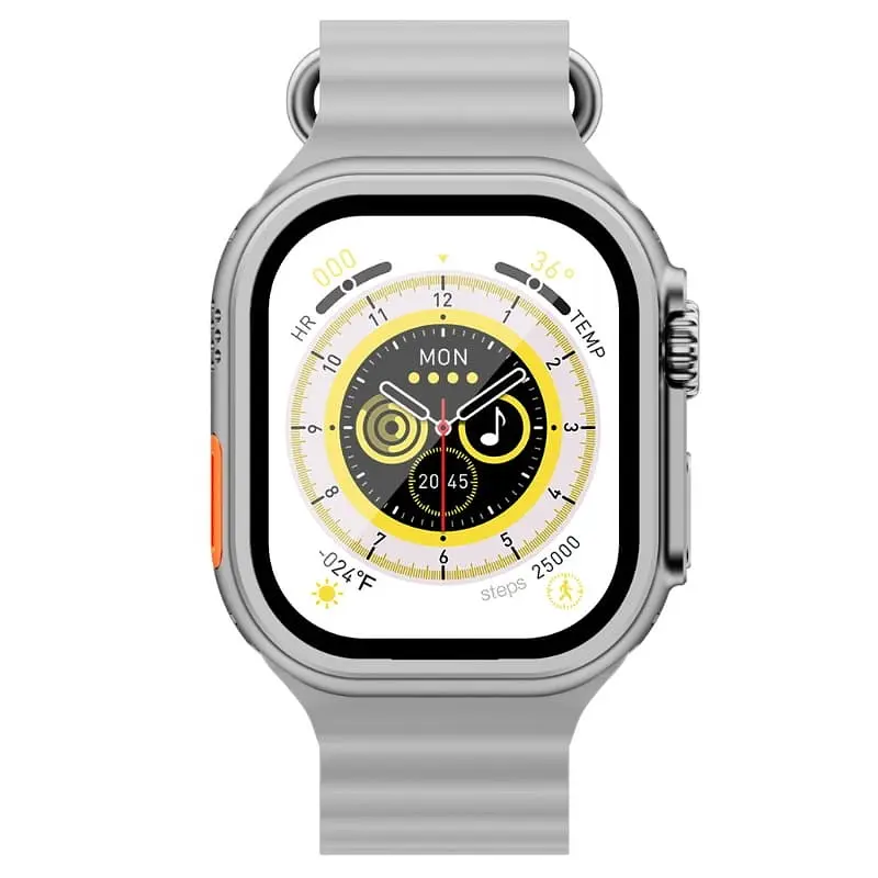 Смарт-часы LEMFO X9 Call с SIM-картой силиконовый ремешок Silver (16724) - фото 3