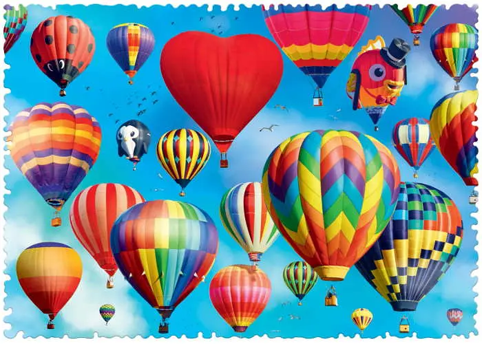 Пазл Trefl Crazy Shapes Цветные воздушные шары 600 эл. (11112) - фото 3