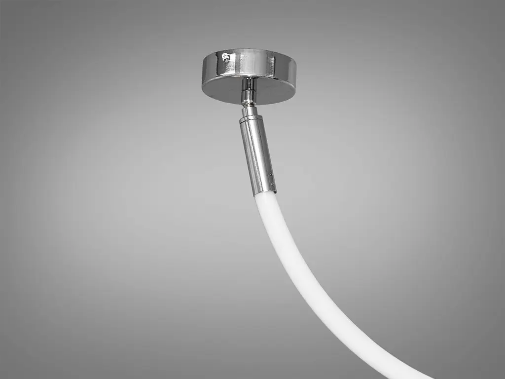 Люстра стельова LED Diasha SY9610-1500CH Шланг, 17W, хром, для коридору, спальні, офісу - фото 3
