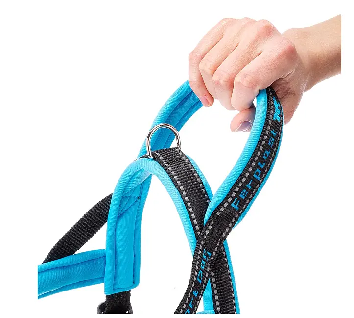 Шлея для собак Ferplast Sport Dog P XS нейлонова блакитна A: 39 см B: 48-58 см 78004525 - фото 3