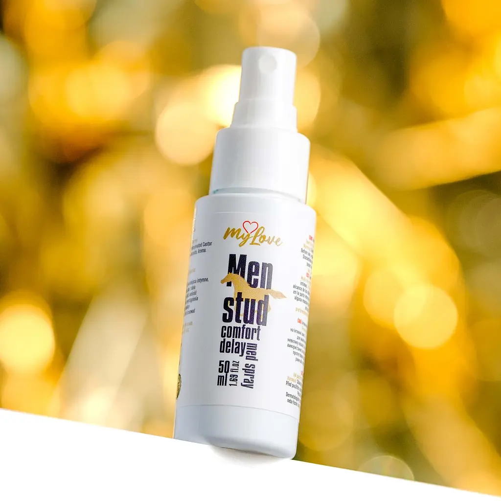 Пролонгуючий спрей-лубрикант для чоловіків - MyLove Men Stud Comfort Delay Med Spray, 50 мл - фото 8