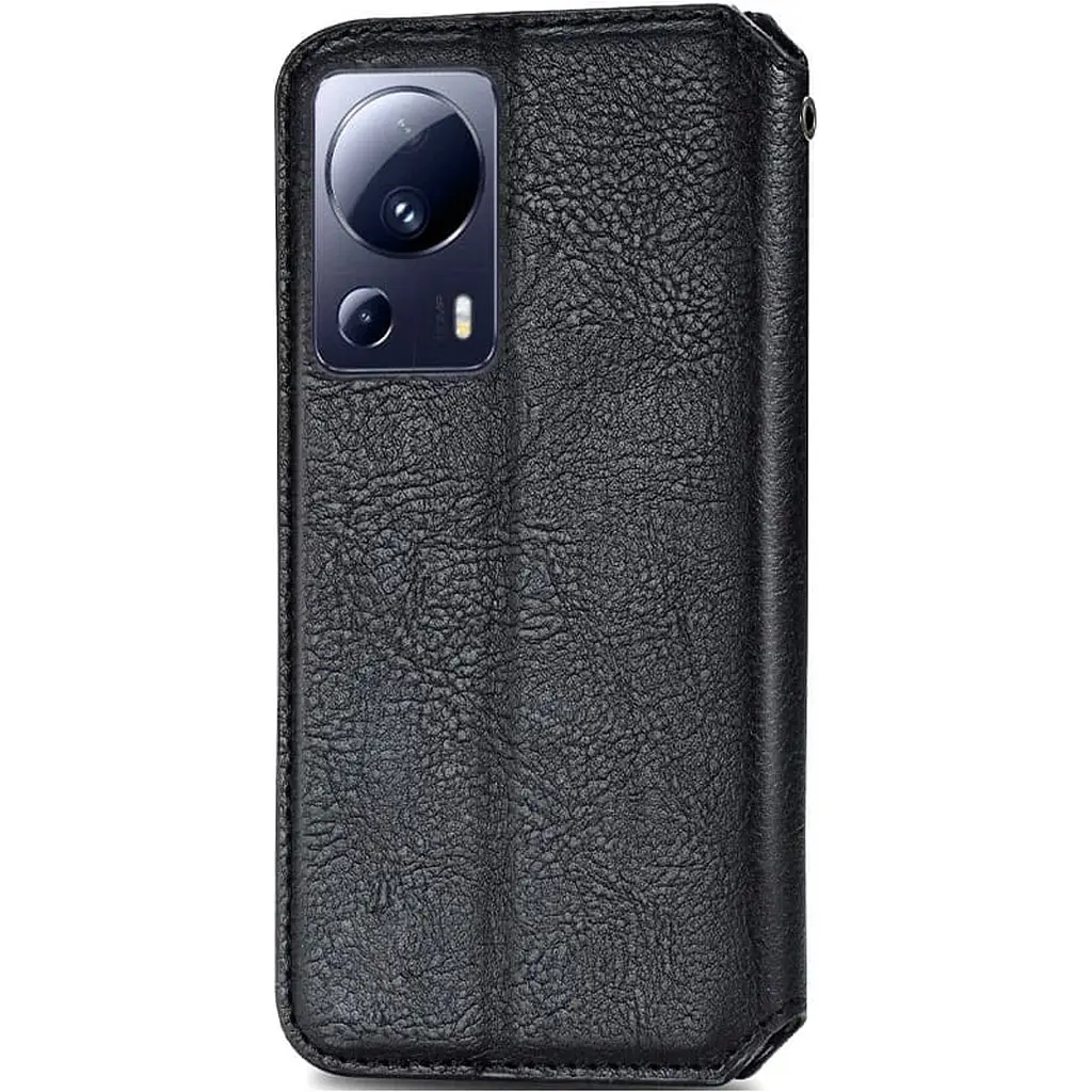 Чехол-книжка GETMAN Cubic Cover Case для Xiaomi Redmi Note 12 4G Black [85856] - фото 2