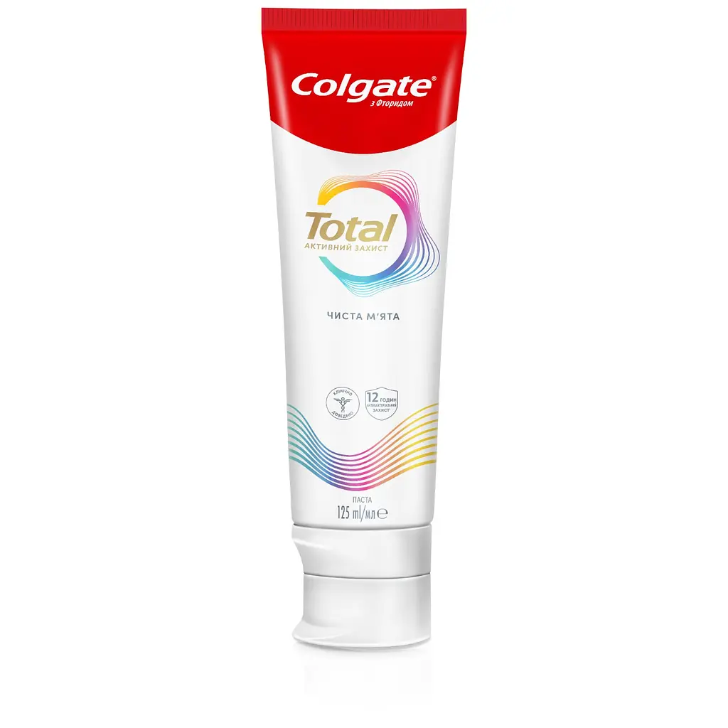 Зубная паста Colgate Total Активная защита 12 чистая мята 125 мл - фото 2