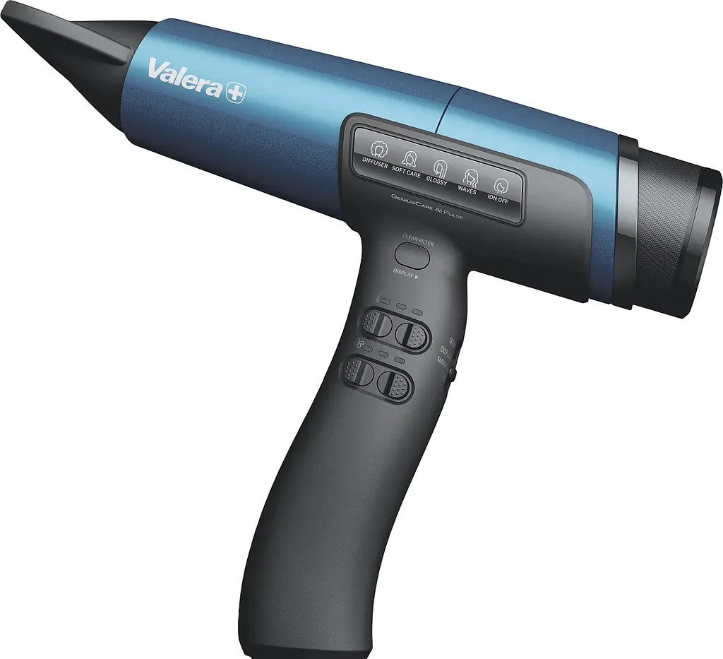 Фен професійний Valera GeniusCare AI Pulse блакитний (501.54 GA PB) 5015404 - фото 4