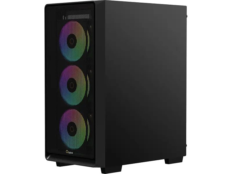 Корпус OCYPUS Gamma C60 ARGB Black (GAMMA-C60-BKG400XX-GL) - фото 2