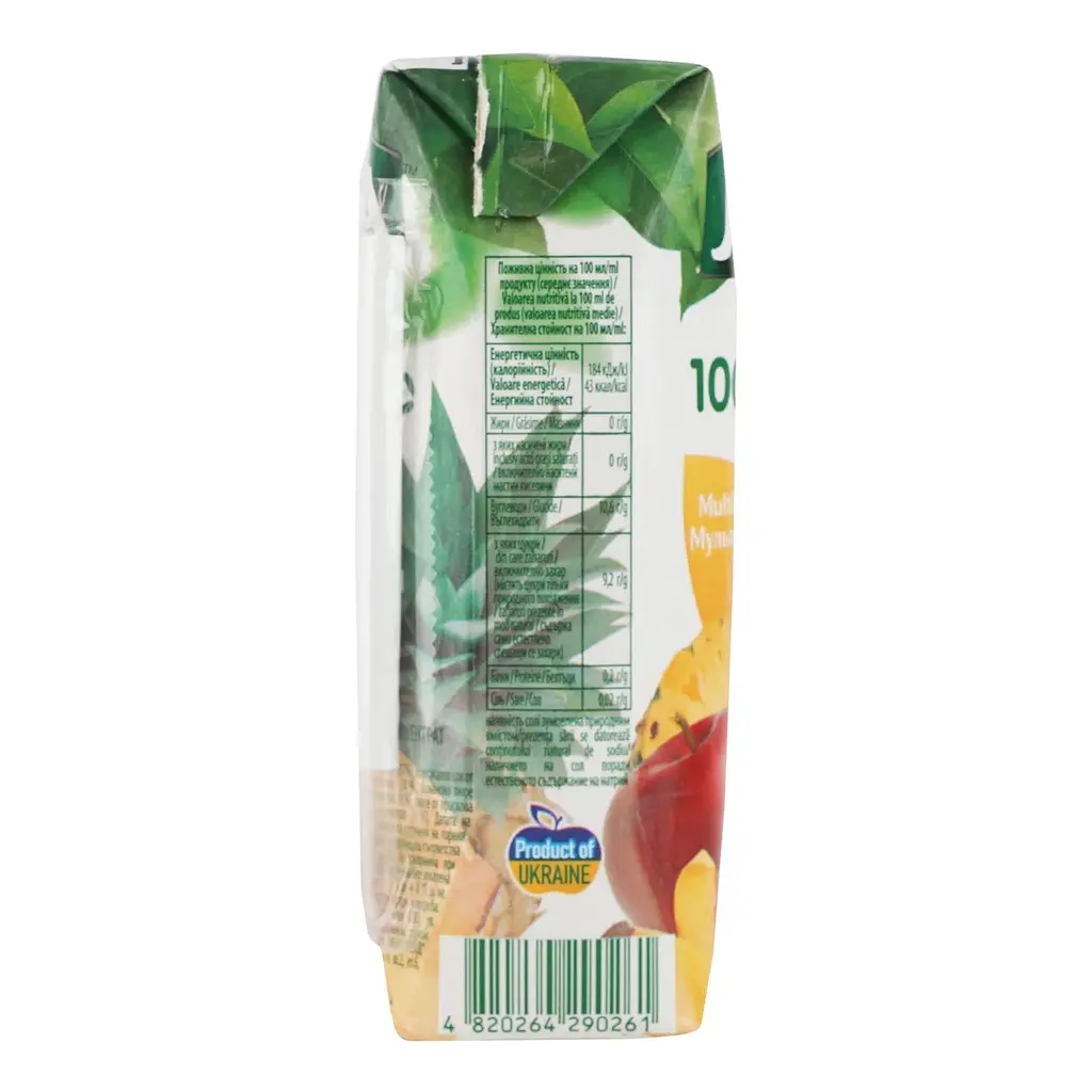 Сік Jaffa 100% Juice мультифруктовий 250 мл (946377) - фото 2