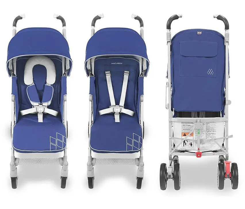 Коляска-тростина Maclaren Techno XT Blue Silver синя (WD1G070042) - фото 3