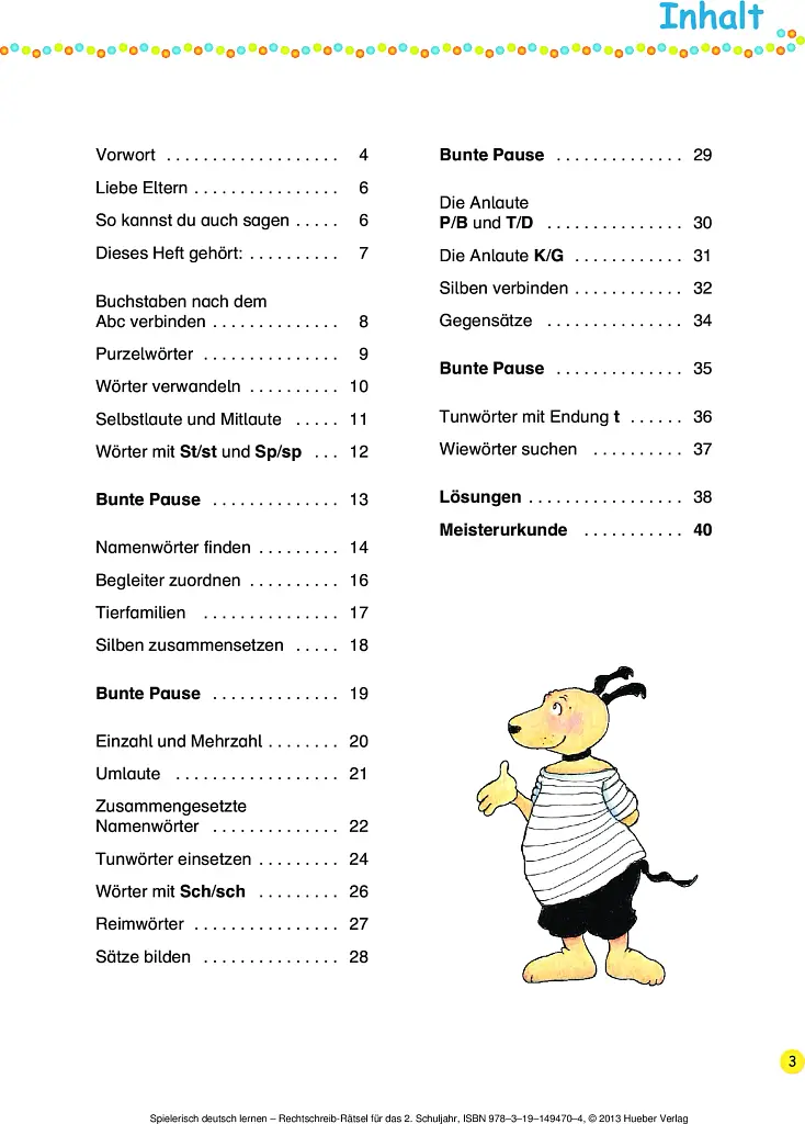 Spielerisch Deutsch lernen. Rechtschreib-Ratsel fur das 2. Schuljahr - фото 2