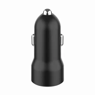 Зарядний пристрій Gembird 1xUSB-A (18W QC3.0) + 1xUSB-C (20W PD) black (TA-UC-A2PDQC20-CAR-01) - фото 4
