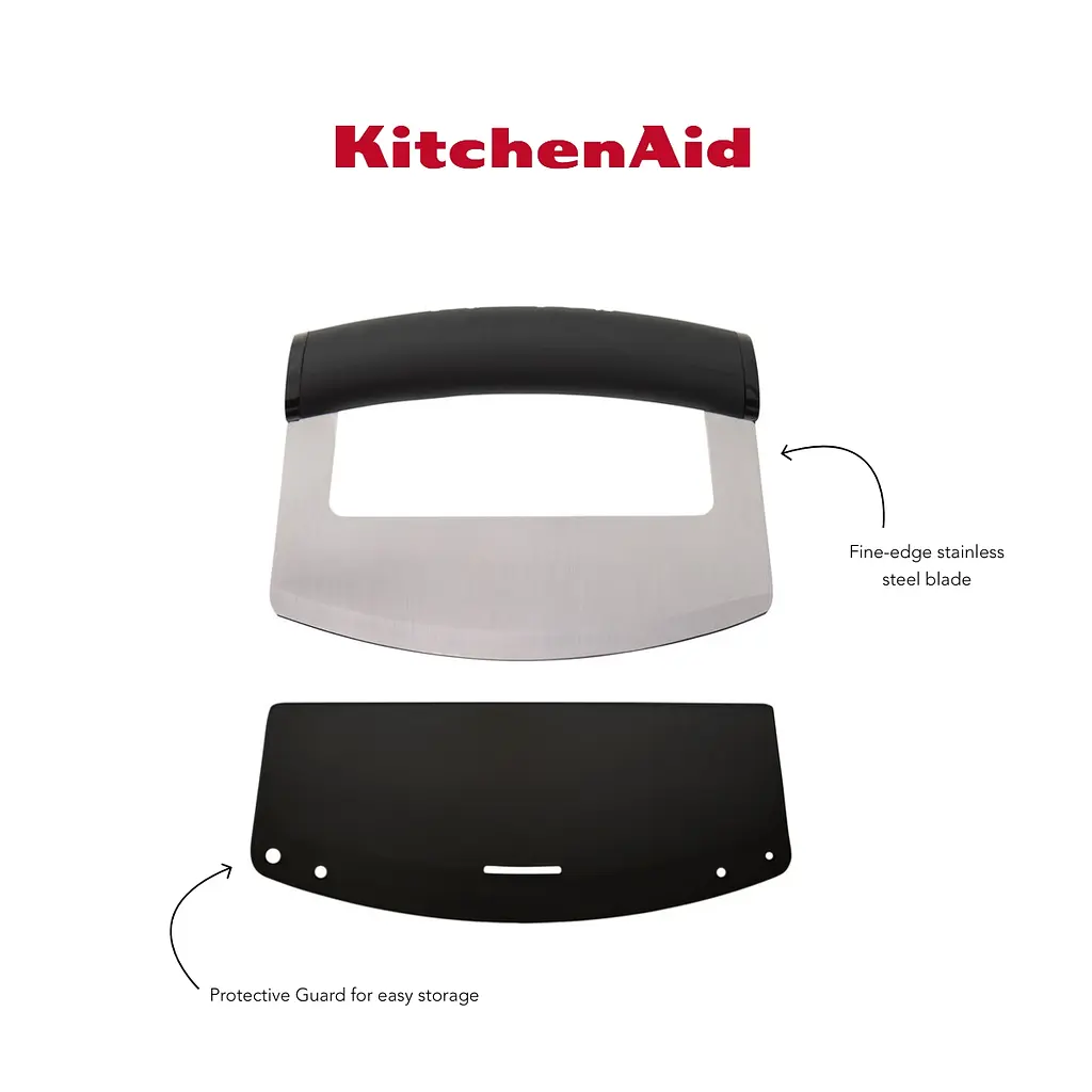 Нож-меццалуна KitchenAid Universal с защитным чехлом на лезвие черный (KQG173OHOBE) - фото 5