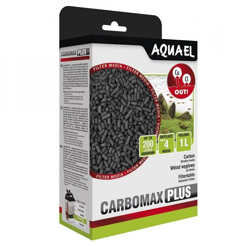Наполнитель для фильтра Aquael активированный уголь CarboMax Plus 2 x 500 мл - фото 2