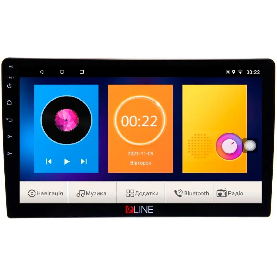 Автомагнитола Qline AMR-1023 Android 10 2/32GB 10" [99510] - фото 2