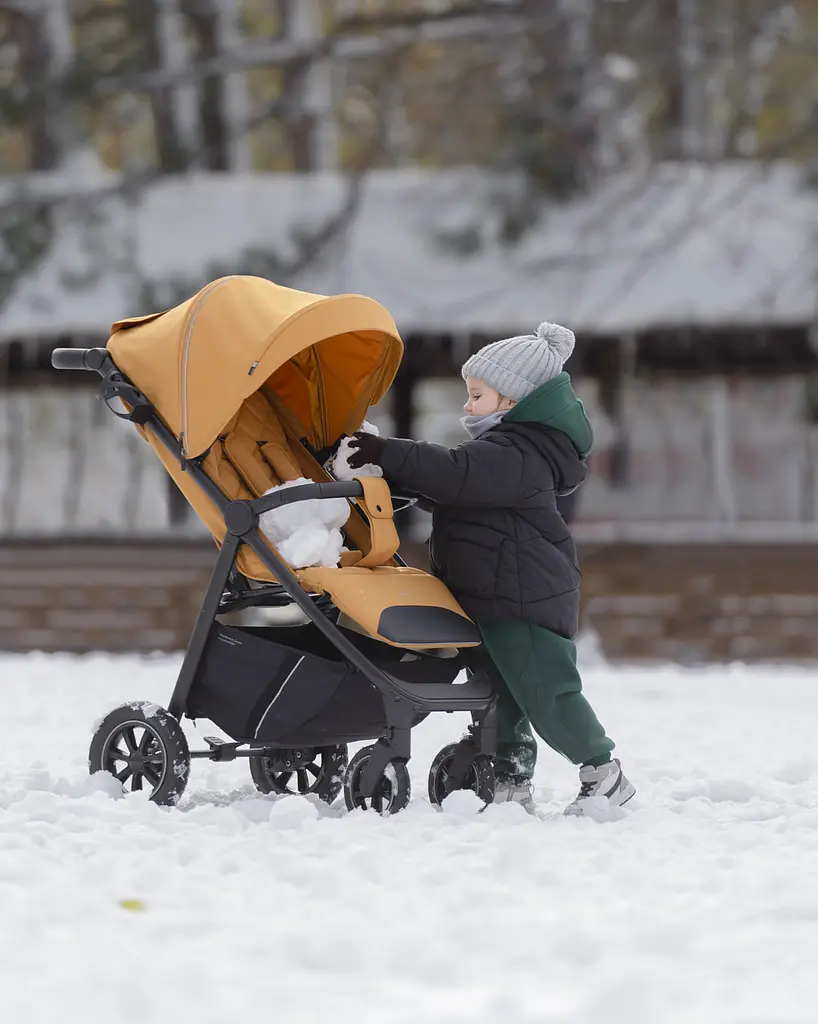 Коляска прогулочная в трех позициях Bravo CARRELLO от 6 месяцев (22 кг) Оранжевый - фото 7
