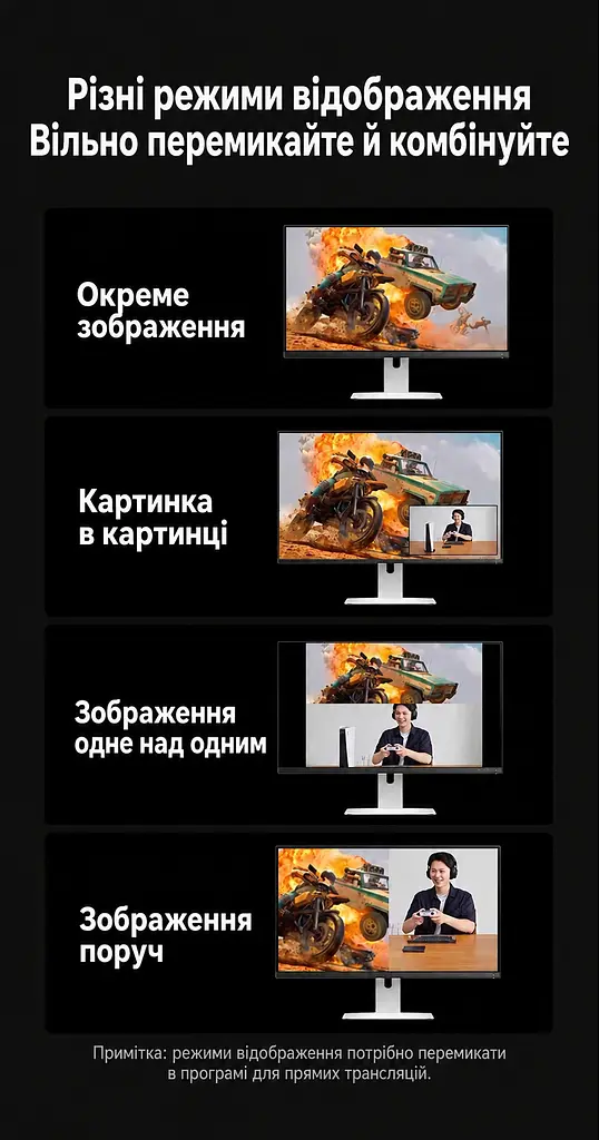 Двоканальна карта захоплення аудіо/відео UGREEN UG501 2 входи HDMI до 4K 30 Гц вихід USB-C до 1080p 60 Гц запис двох джерел за нестачі живлення потрібне USB-C 5 В мікрофонний і лінійний входи 3,5 мм USB 3.2 Gen 2 YUY2/MJPEG картинка в картинці й перемикання камер через програму трансляцій дві платформи через дві програми LED-індикація алюмінієвий корпус із вентиляцією силіконова основа кабель USB-C ↔ USB-C з адаптером USB-A у комплекті космічний сірий (35867) - фото 7