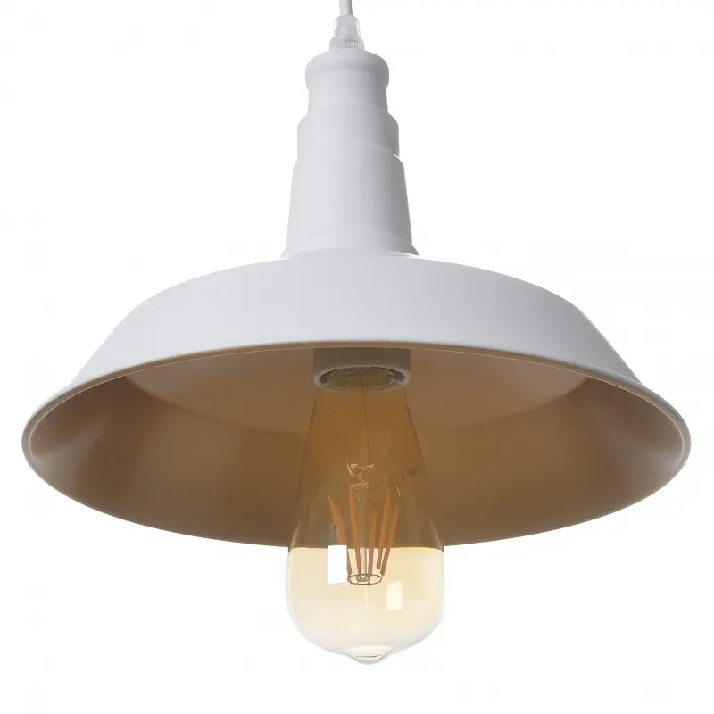 Люстра подвесная Brille лофт для кухни E27 60W WH (BL-221S/1) - фото 4