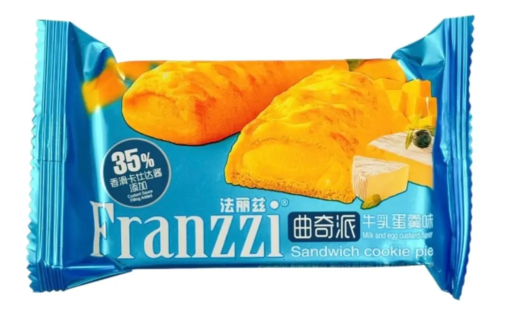 Печиво Franzzi Cookie Pie із молочним заварним кремом 1шт