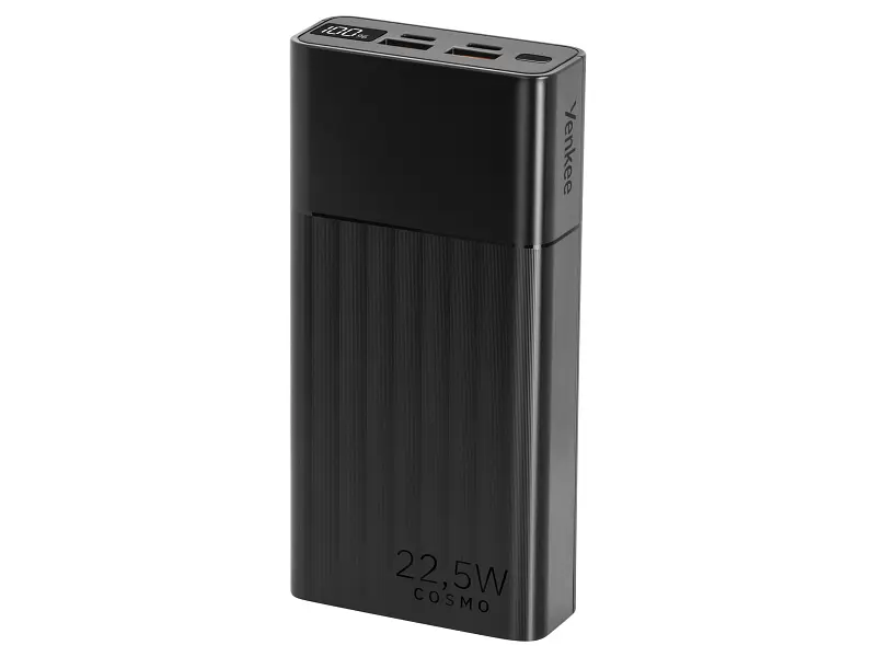 Внешний аккумулятор (павербанк) YENKEE YPB 2031 20000 mAh PD20W + QC22.5W Black