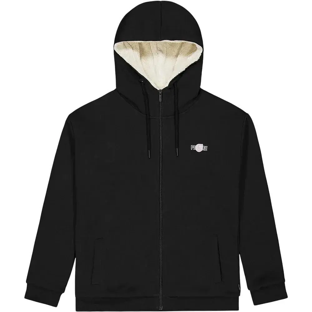 Кофта Picture Organic Glimma Plush Zip Hoody Black M (1012-WSW0348B-M) - фото 1