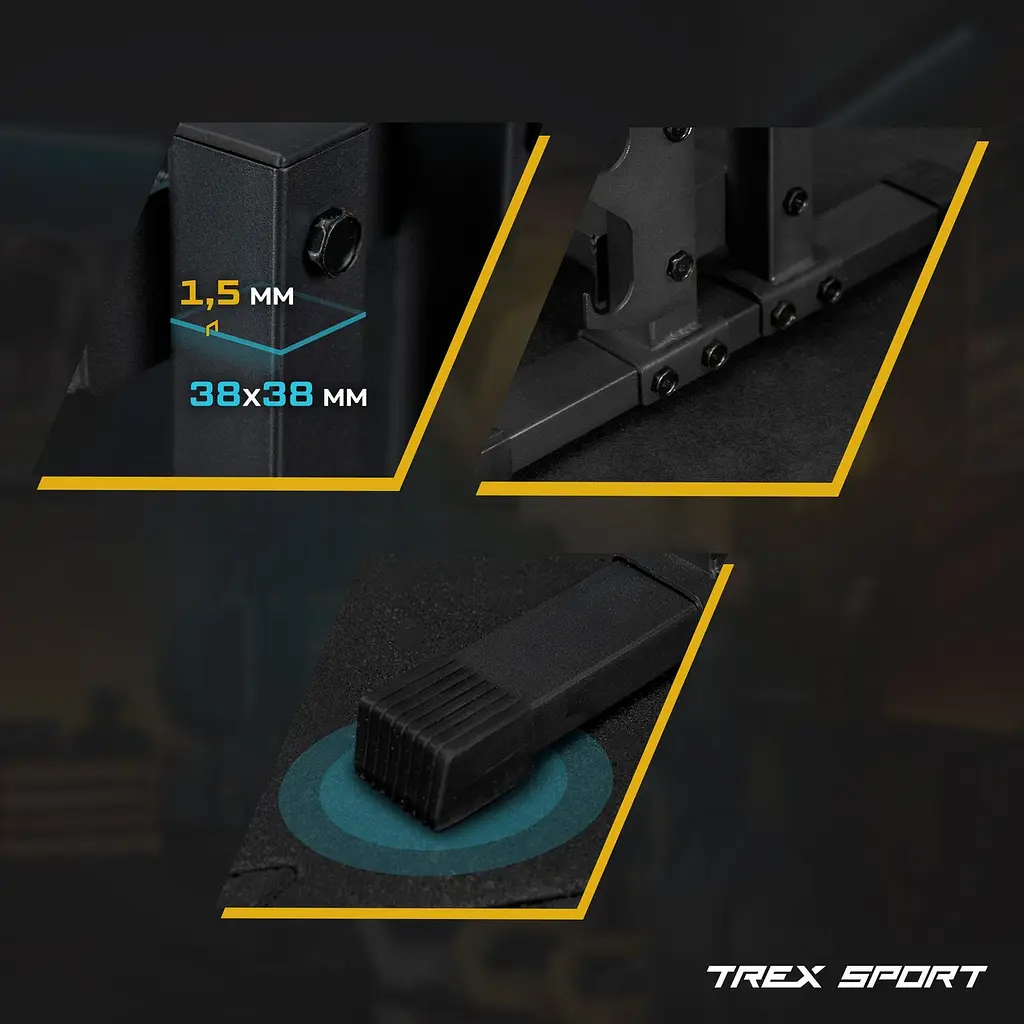 Стійка 3-рівнева для гантелей, грифів та гирь Trex Sport TX-075DR - фото 16