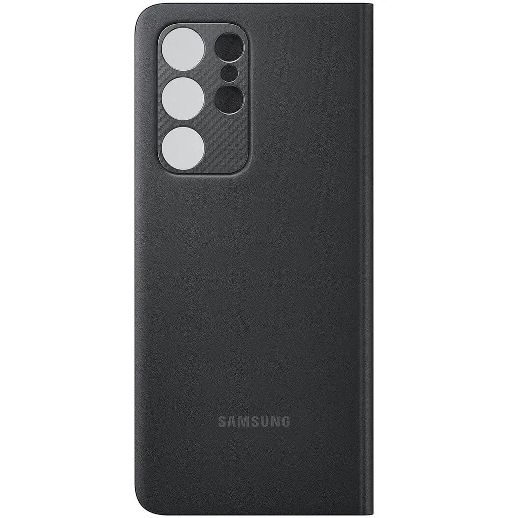 Чохол-книжка S-View Clear View Flip Cover EF-ZG998CBEGRU для Samsung Galaxy S21 Ultra 5G (6.8") Чорний - фото 4