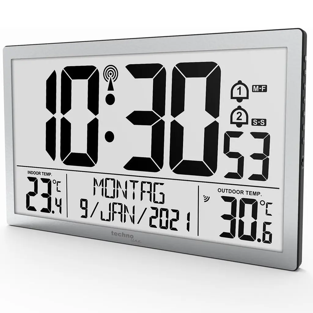 Годинник настінний Technoline WS8113 Silver (WS8113) - фото 3